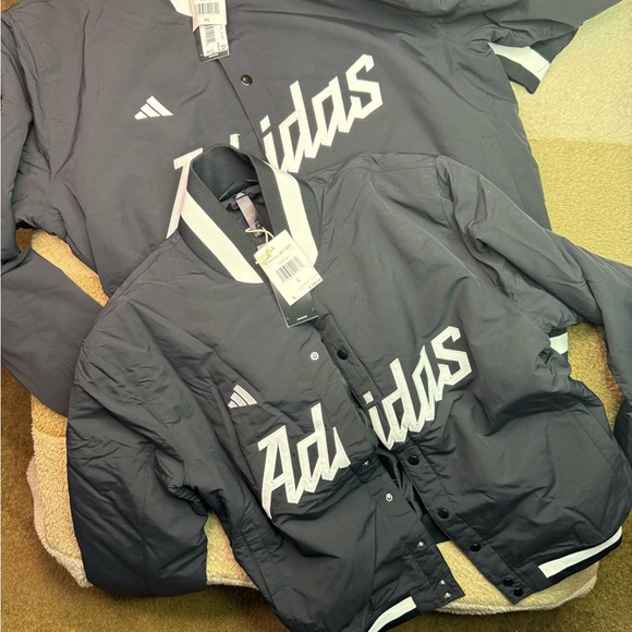 Adidas Coaching Jackets Black/White size L and XL 135.00 each